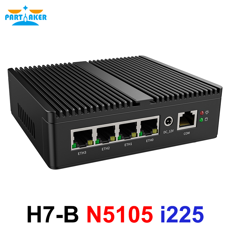 Pfsense Firewall Router 2.5G 4 I226 - Mini PC Partaker N5105 N150 J4125