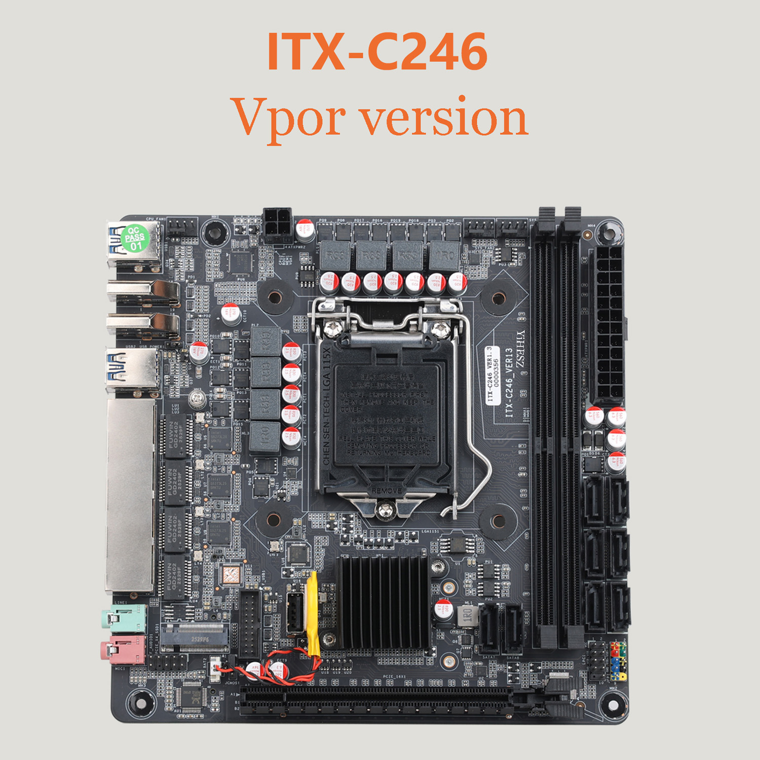Nas Motherboard 8 Sata Mini Itx - Płyta główna C246 Mini-ITX, 8-zatokowa płyta