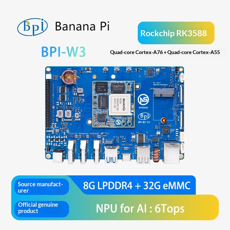 Rockchip Rk3588 Development Board - Płytka rozwojowa routera Open Source BPI