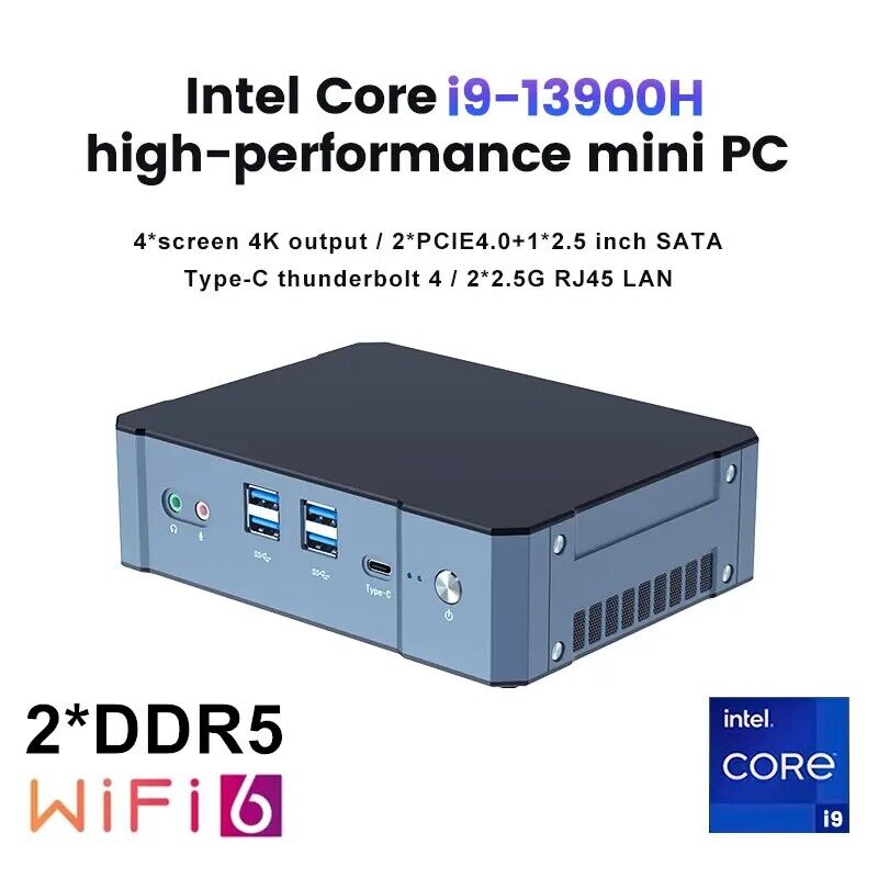 Intel Core I9 13900H Mini Pc - Intel Core i9 NUC Mini Gaming