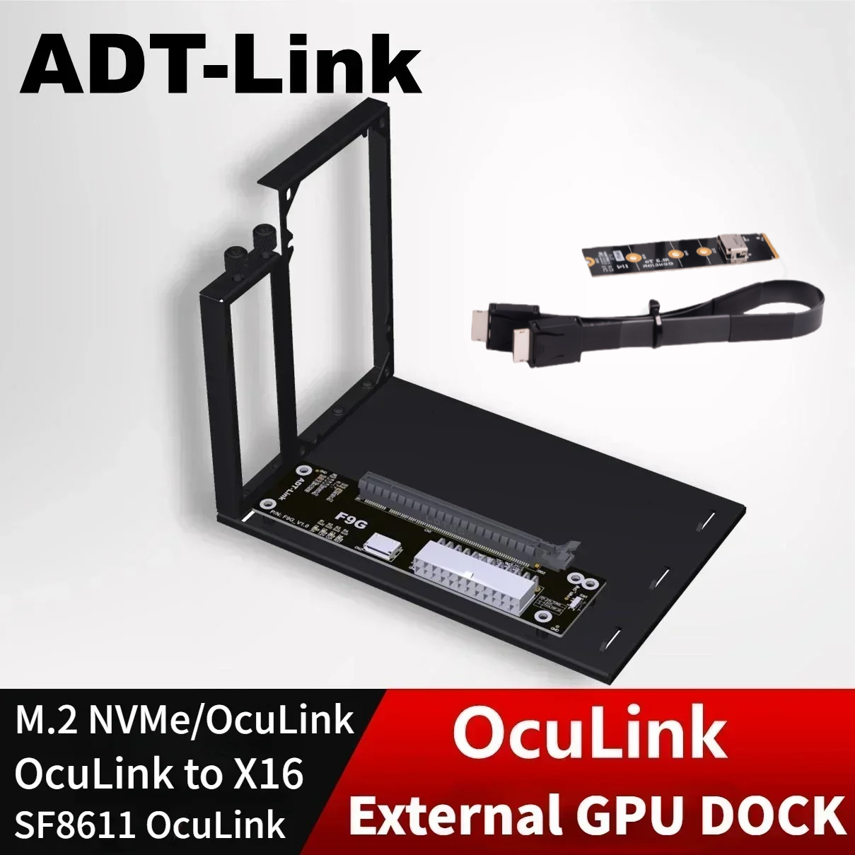 Oculink Egpu Mini Pc - ADT PCIe 4.0 64Gbps OcuLink Zewnętrzna
