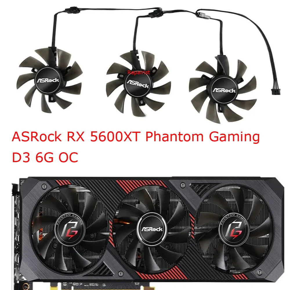 Lga1700 Itx Motherboard Ddr5 - 3 sztuk/zestaw, wentylator do chłodzenia kart