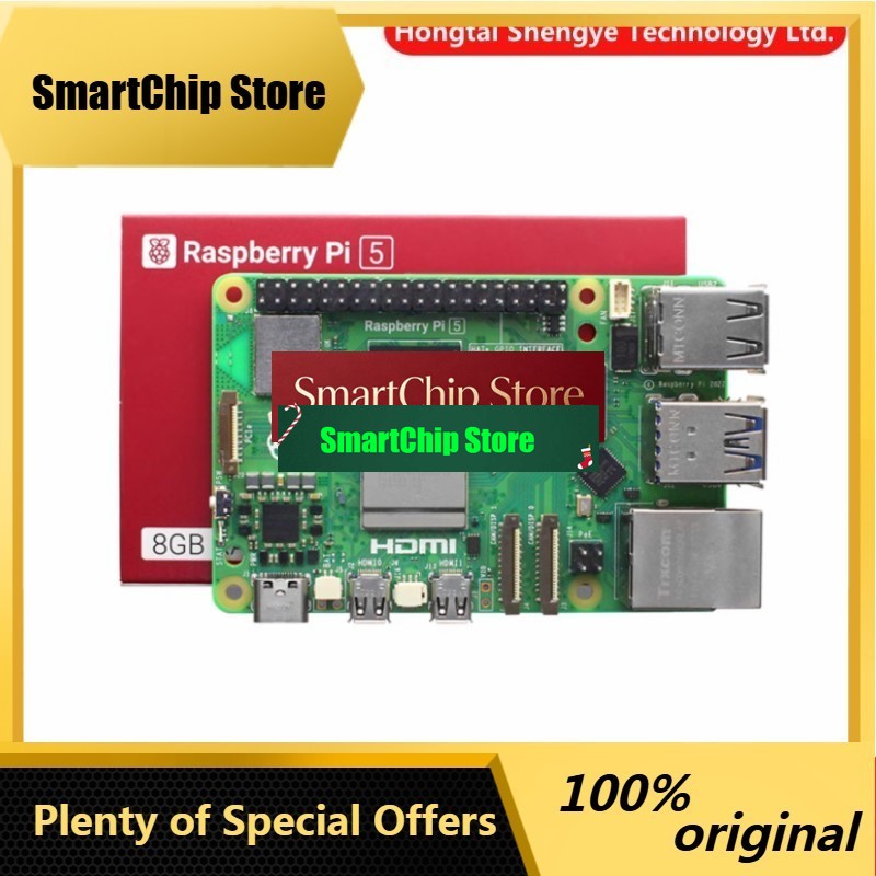Raspberry Pi 5 8Gb Board - Oryginalna płytka rozwojowa SmCpNew Raspberry Pi