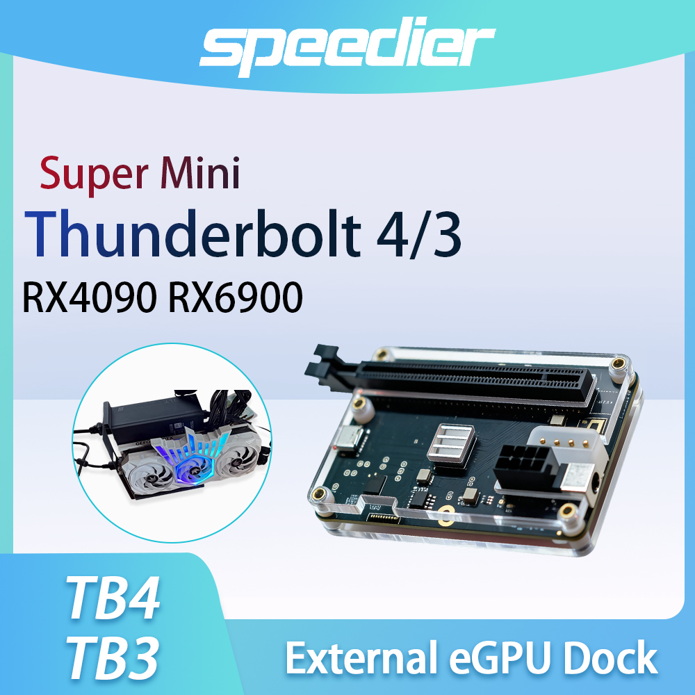 Thunderbolt 4 Egpu Dock Mini Pc - Stacja dokująca Thunderbolt 4 3 eGPU,