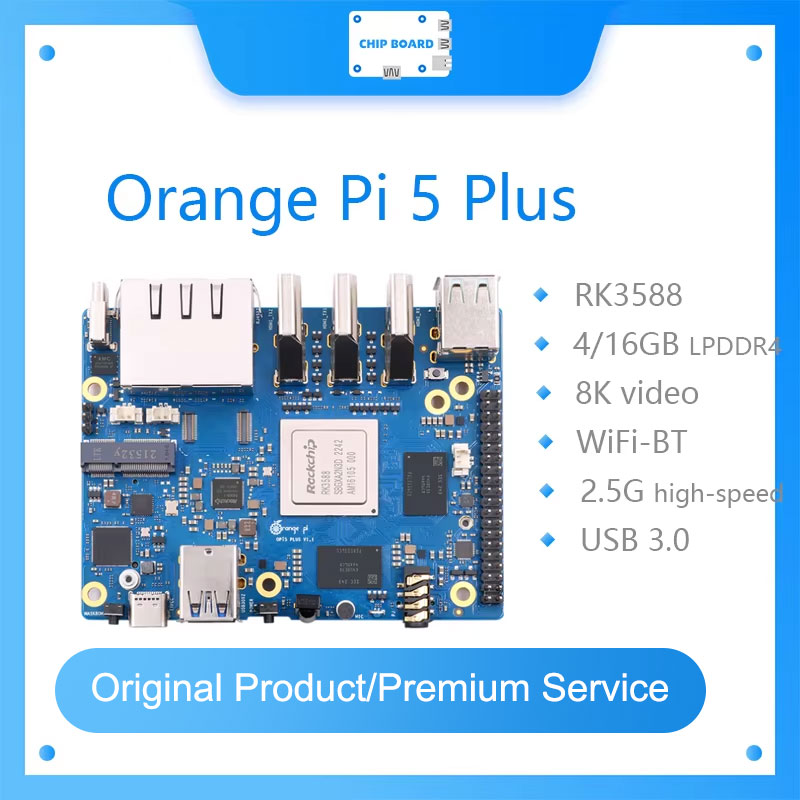 Rockchip Rk3588 Development Board - Orange Pi 5 Plus Komputer jednopłytkowy