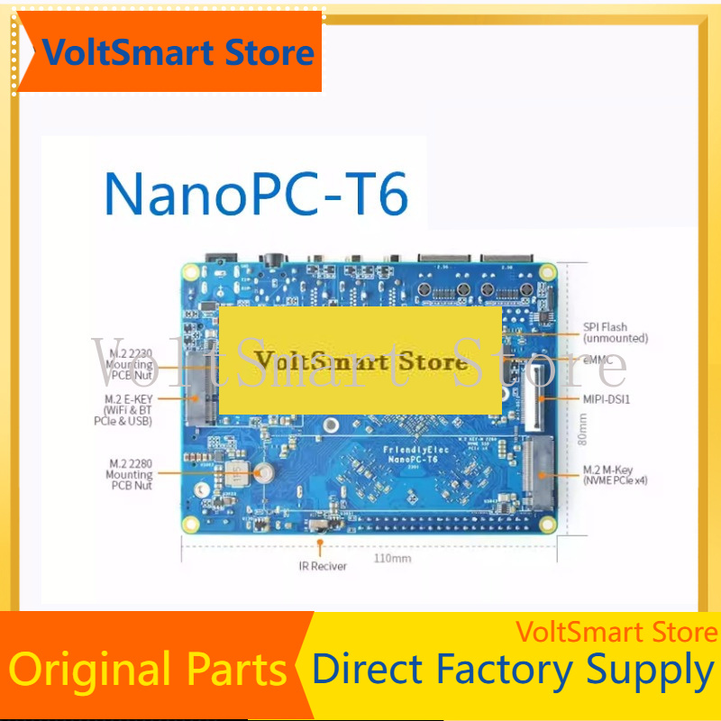 Rockchip Rk3588 Development Board - Płytka rozwojowa VoltSNanopc T6 - Rockchip
