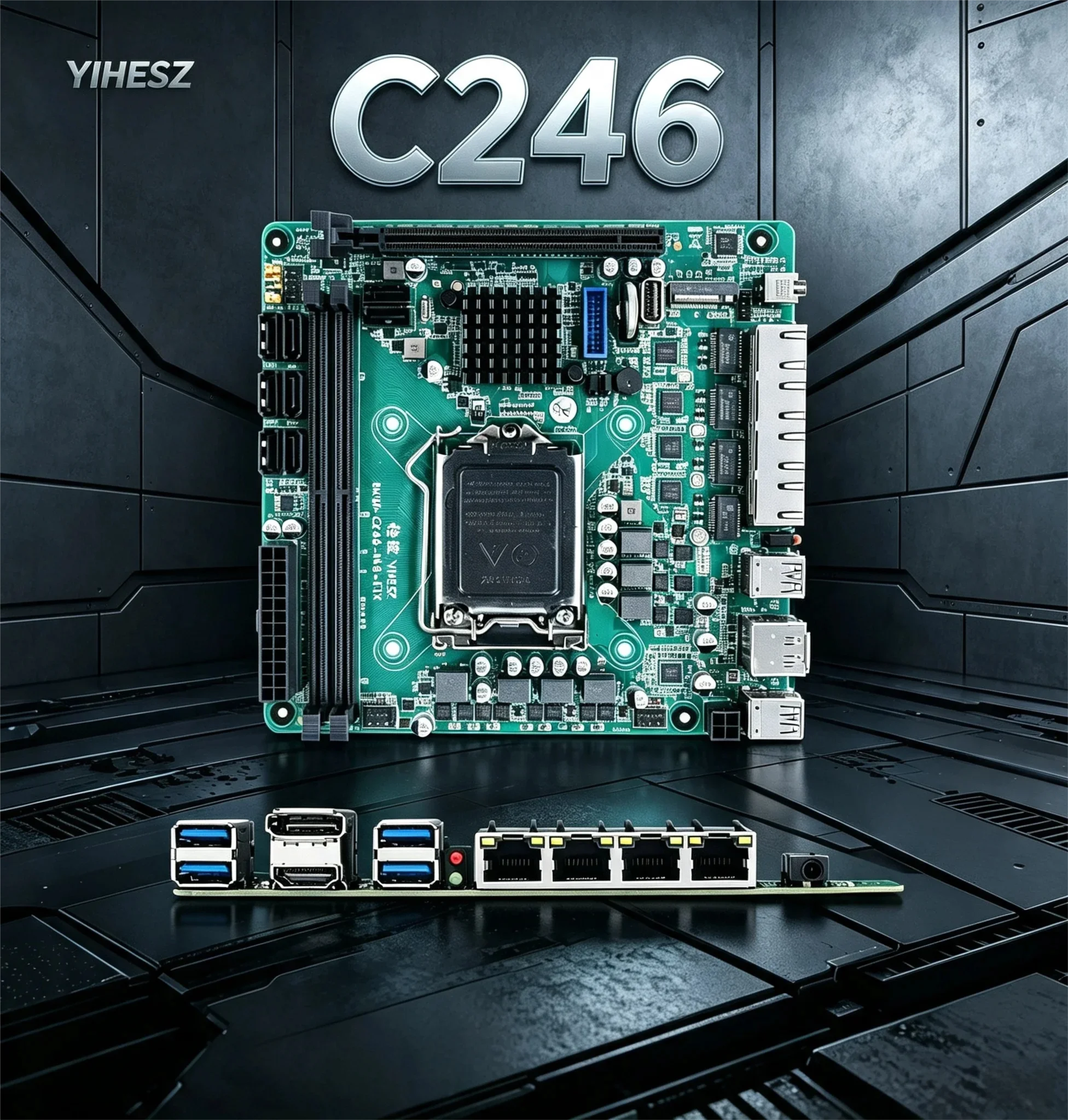 Płyta główna C246 ITX NAS obsł – Nas Motherboard 8 Sata Mini Itx recenzja i cena
