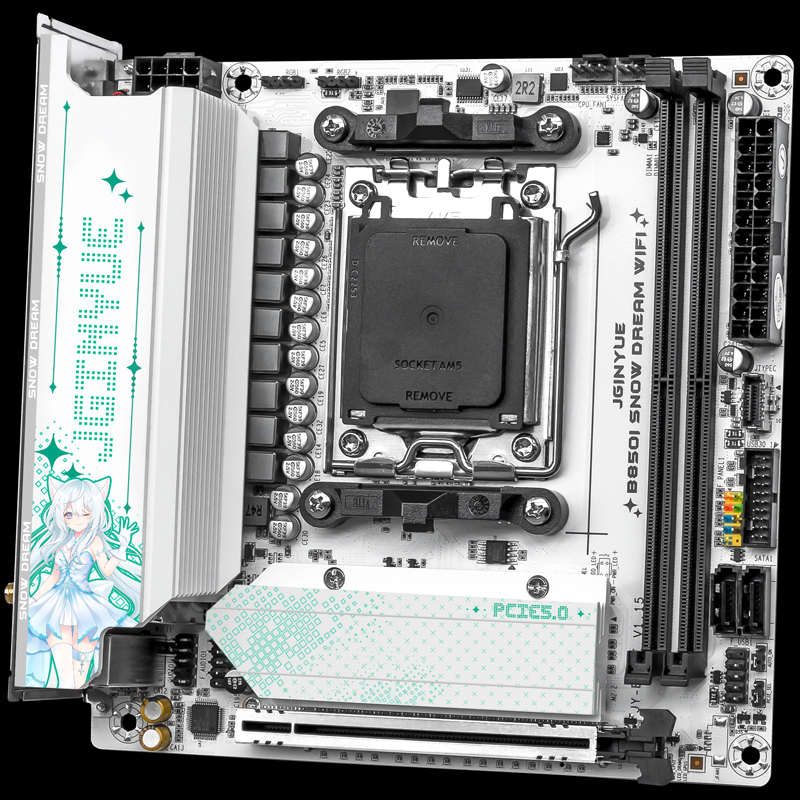 Płyta główna JGINYUE B850i Sno – Nas Motherboard 8 Sata Mini Itx recenzja i cena