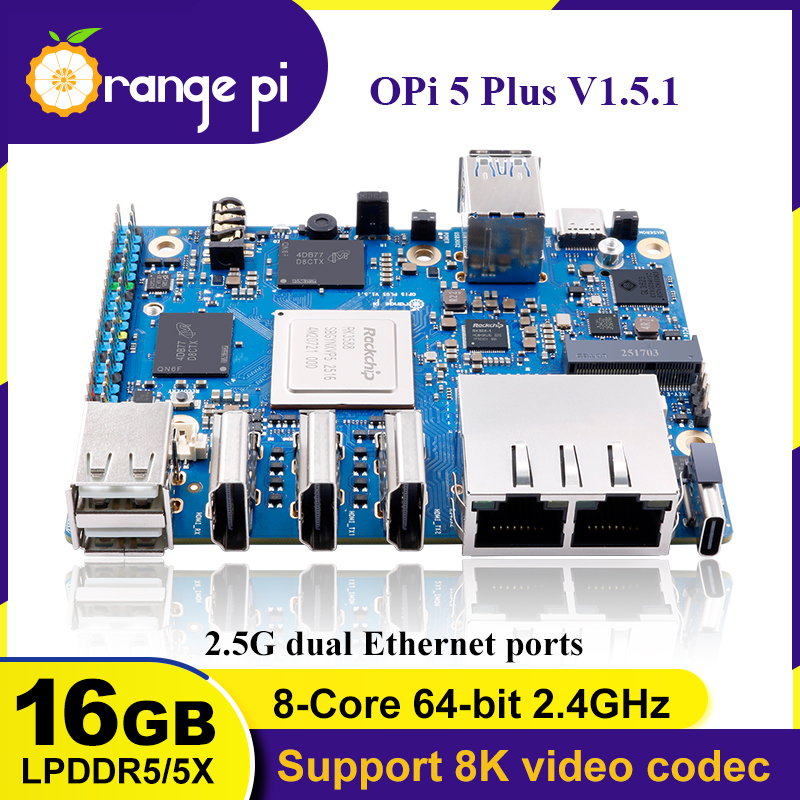 Komputer jednopłytkowy VivaChi – Orange Pi 5 Plus 16Gb recenzja i cena